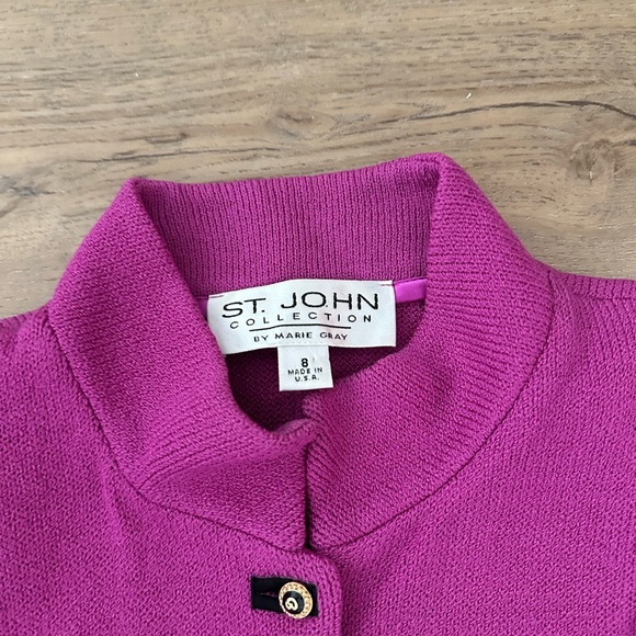 St. John Vibrant Magenta Skirt Set - Picture 2 of 4